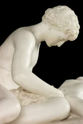 Fallen Angel, 1889 (sten och marmor)